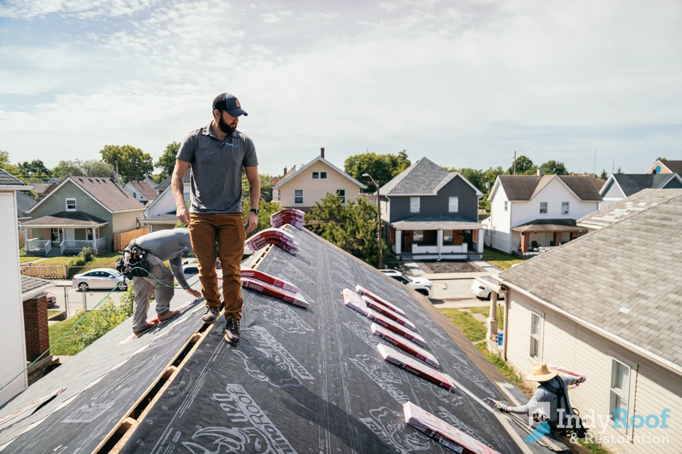 Roofing by Aberdeen Bend Roofing near Meridian Hills, IN